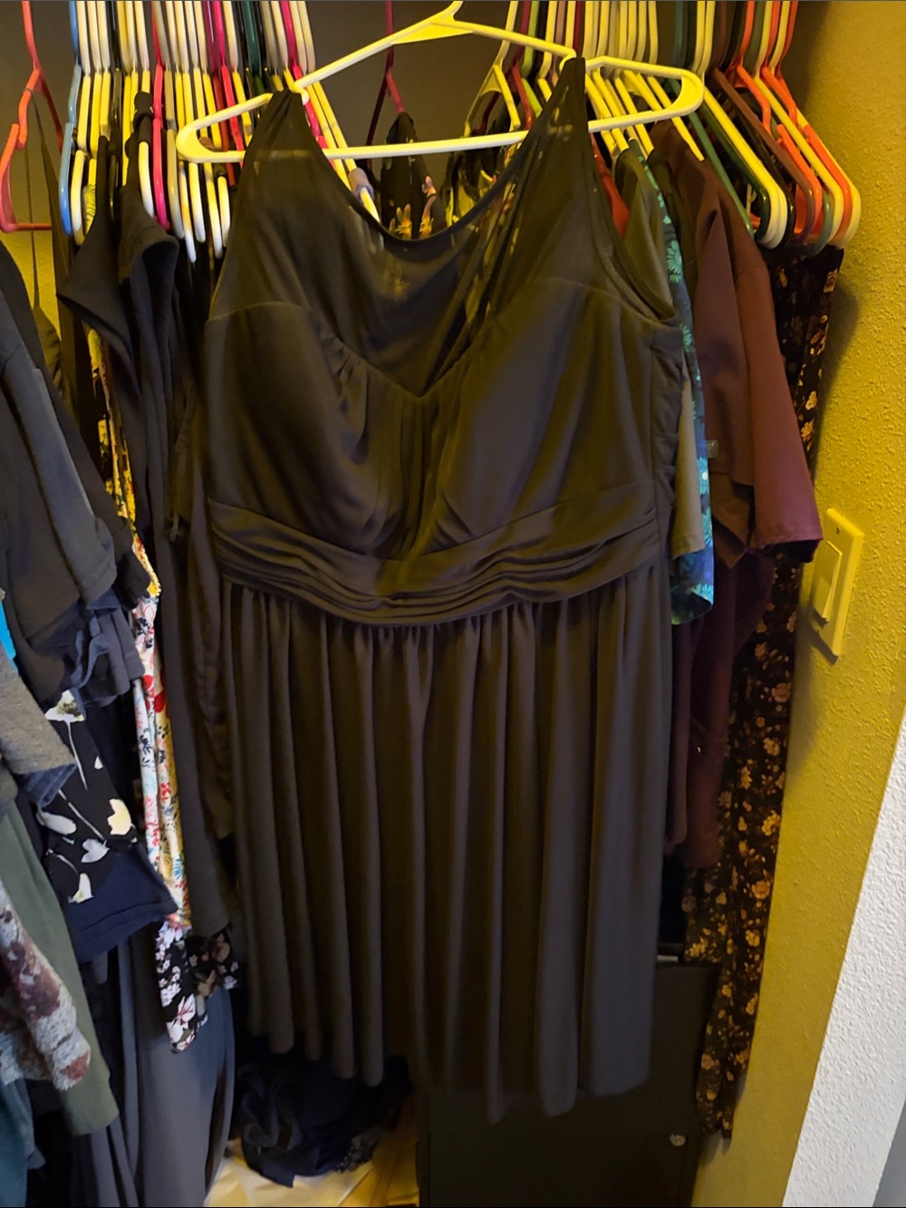 Classic Black V-Neck Sleeveless Dress